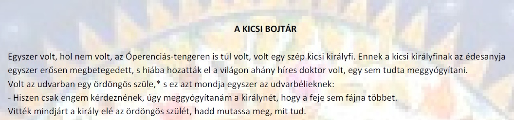 kicsi bojtar